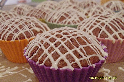 Schoko - Muffins mit Kokos - Herz 82