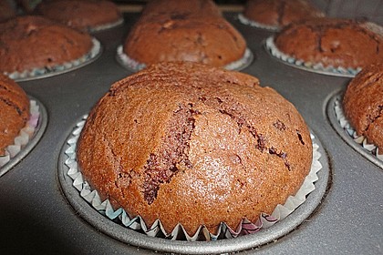 Schoko - Muffins mit Kokos - Herz 44