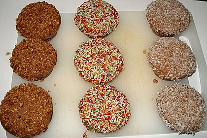 Schoko - Muffins mit Kokos - Herz 84