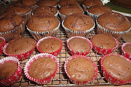 Schoko - Muffins mit Kokos - Herz 43