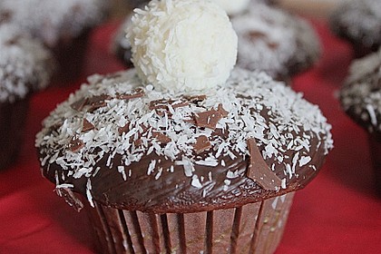 Schoko - Muffins mit Kokos - Herz 3
