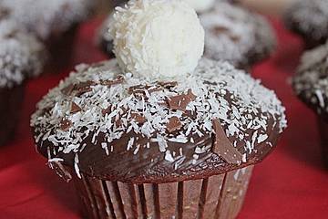 Schoko - Muffins mit Kokos - Herz