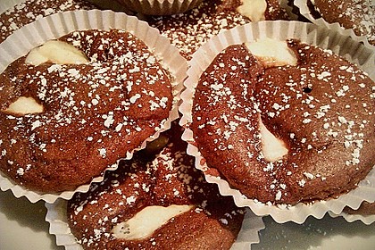 Schoko - Muffins mit Kokos - Herz 69