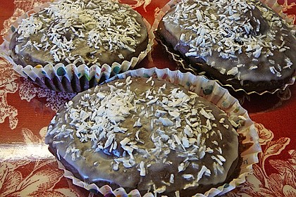 Schoko - Muffins mit Kokos - Herz 70