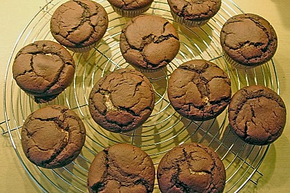Schoko - Muffins mit Kokos - Herz 91