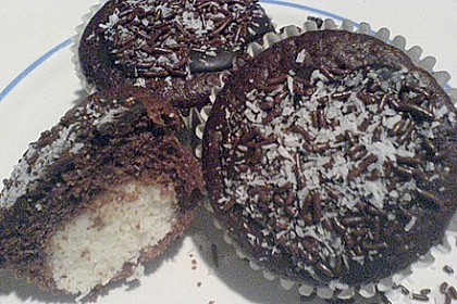 Schoko - Muffins mit Kokos - Herz 92