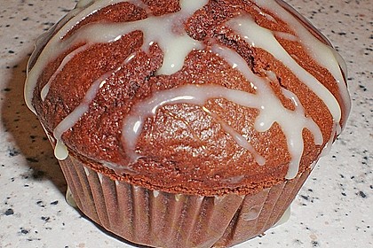 Schoko - Muffins mit Kokos - Herz 64