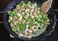 Gnocchi mit Brokkoli und Schinkenw&uuml;rfel