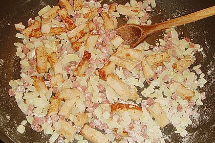 Gnocchi mit Brokkoli und Schinkenw&uuml;rfel 6