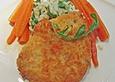 Putenschnitzel gef&uuml;llt mit Parmaschinken und Gorgonzola
