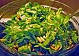Feldsalat mit ger&ouml;steten Pinienkernen