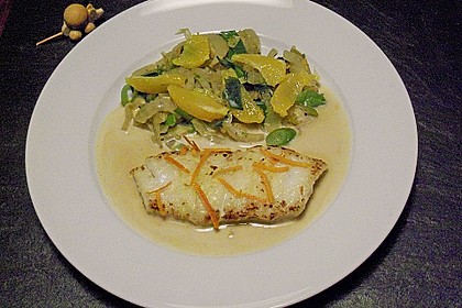 Fisch mit Lauch und Fenchel