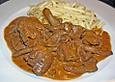 W&uuml;rziges Wildgulasch