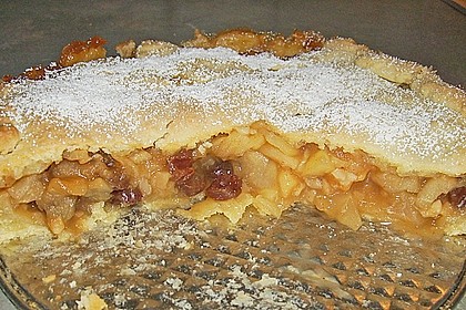 Gedeckter Apfelkuchen mit Guss 5