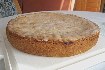 Gedeckter Apfelkuchen mit Guss 6