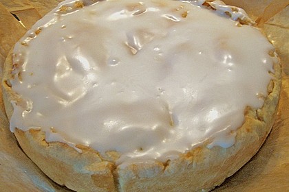 Gedeckter Apfelkuchen mit Guss 13
