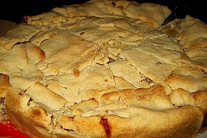 Gedeckter Apfelkuchen mit Guss 15