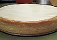 Gedeckter Apfelkuchen mit Guss