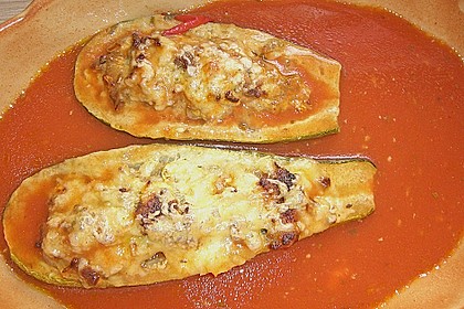 Gef&uuml;llte Zucchini mit Hackfleisch 8