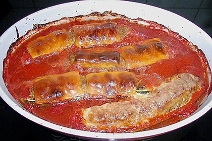 Gef&uuml;llte Zucchini mit Hackfleisch 6