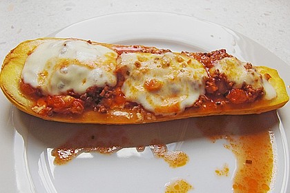 Gef&uuml;llte Zucchini mit Hackfleisch 10