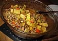Linsensuppe mit Hackfleisch