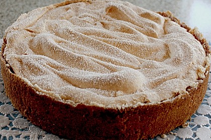 Rhabarberkuchen mit Sahneguss und Baiserhaube 4
