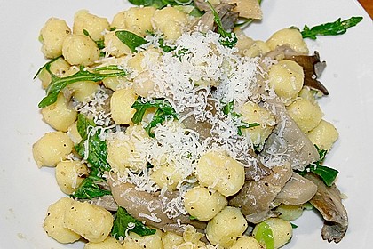 Gnocchi mit Austernpilzen 1
