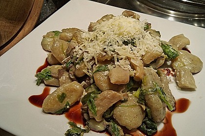 Gnocchi mit Austernpilzen 4