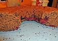 Schokoladen - Rotwein - Kuchen mit Kirschen