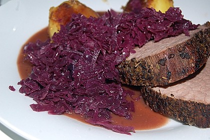 Karamellisierter Apfelrotkohl 3