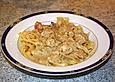 Tagliatelle mit Lachs - Sahneso&szlig;e