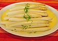 Spargel mit Sahnesauce