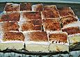 Fanta - Schmand - Kuchen mit Pudding und Mandarinchen