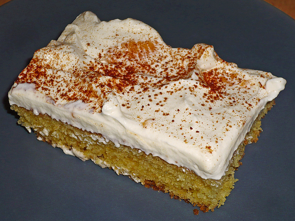 Fanta - Schmand - Kuchen mit Pudding und Mandarinchen (Rezept mit Bild ...