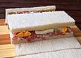 Tramezzini mit Salami