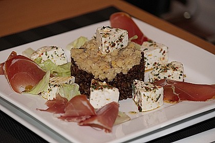 Belugalinsen mit mariniertem Feta 2