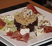 Belugalinsen mit mariniertem Feta (Bild)