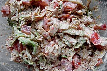 Scharfer Chinakohlsalat