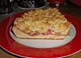 Erdbeer - Rhabarber - Streuselkuchen