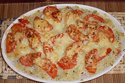 Tomaten - Reis - Auflauf