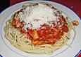Pasta mit scharfer Tomatenso&szlig;e
