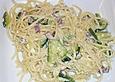 Spaghetti mit Zucchini � Carbonara
