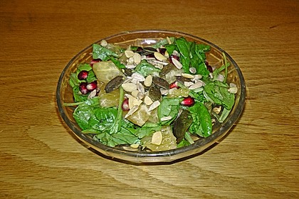 Farbenfreudiger Granatapfel - Orangen - Feldsalat 13