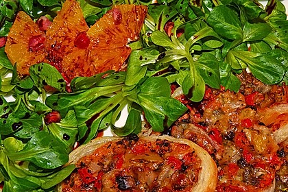 Farbenfreudiger Granatapfel - Orangen - Feldsalat 12