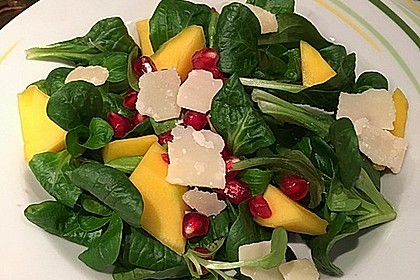 Farbenfreudiger Granatapfel - Orangen - Feldsalat 4