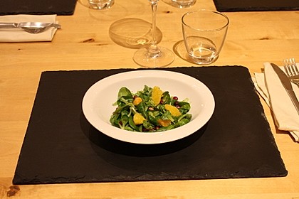 Farbenfreudiger Granatapfel - Orangen - Feldsalat 7