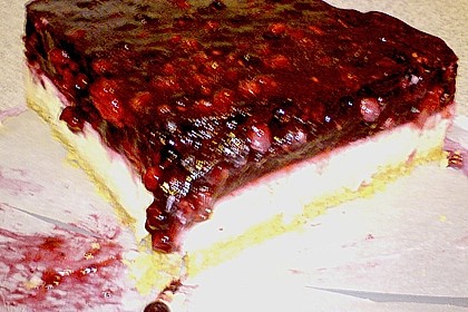 Grie&szlig;brei - Torte mit Beeren