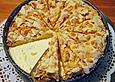 Baiser - Torte mit Himbeer - oder Brombeercreme