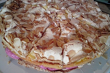 Baiser - Torte mit Himbeer - oder Brombeercreme 9